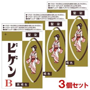 ビゲン(Bigen) B 黒褐色 6g×3個セット 白髪用 白髪染め 医薬部外品 ホーユー(hoyu) 送料込｜cosmebox