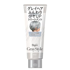 ビゲン(Bigen) グレイスタイル(Gray Style) グレイケア トリートメント つやめきシルバー 200g 白髪用 ホーユー(hoyu)｜cosmebox