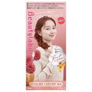 ビューティラボ(Beautylabo) ホイップヘアカラー アプリコットピンク ホーユー(hoyu) 泡タイプ 医薬部外品｜cosmebox