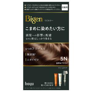 ビゲン リピカラー 5N 自然なブラウン 白髪用 白髪染め 医薬部外品 Bigen ホーユー(hoyu)