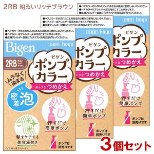ビゲン 【医薬部外品】ビゲン ポンプカラー つめかえ 3RB 50ml+50mL+