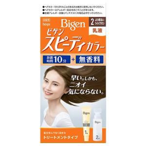 ビゲン(Bigen) スピーディカラー 乳液 2 より明るいライトブラウン ホーユー(hoyu) 白髪染め｜cosmebox