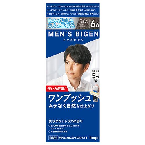 メンズビゲン(MENS BIGEN) ワンプッシュ 6A アッシュブラウン ホーユー(hoyu) 医...