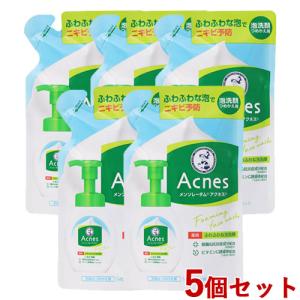 5個セット アクネス(Acnes) 薬用ふわふわな泡洗顔 つめかえ用 140ml メンソレータム ロート製薬(ROHTO) 送料込｜cosmebox