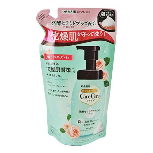 ケアセラ 泡の高保湿ボディウォッシュ フルーティローズの香り つめかえ用 385ml CareCer...
