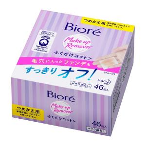 ビオレ ビオレ メイク落としふくだけコットン　(詰替え用) 46枚｜アットコスメショッピング Yahoo!店