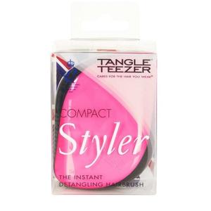 「ポイント10％バック 5月18日0:00〜5月20日1:59」 TANGLE TEEZER(タングル ティーザー) COMPACT Styler(ピンク) 90g｜cosmecom
