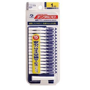 デンタルプロ 歯間ブラシI字型(ホワイト) サイズ1:15本入 : アット