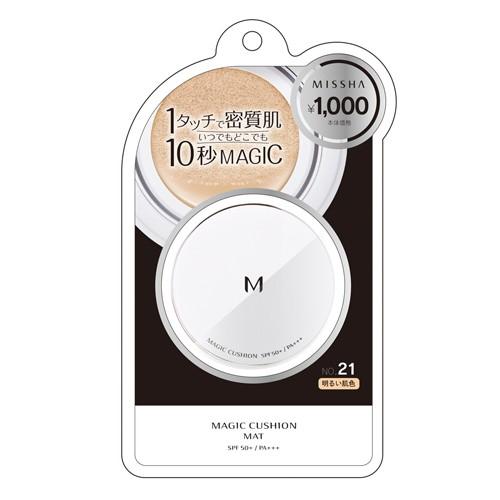 MISSHA(ミシャ) M クッションファンデーション（マット）(No.21（明るい肌色）) 15m...