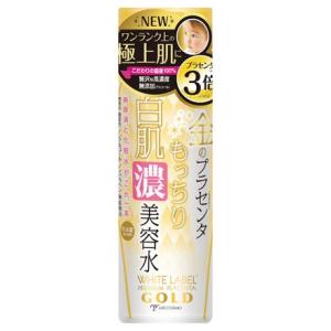 ホワイトラベル 金のプラセンタもっちり白肌濃美容水 180ml｜cosmecom