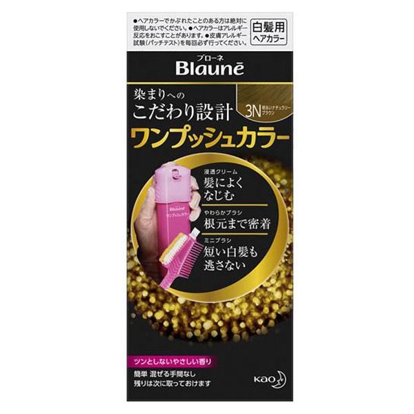 ブローネ ワンプッシュカラー(本体 【3N】明るいナチュラリーブラウン) 40g（1剤）＋40g（2...