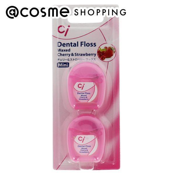 Ciメディカル ミニフロス ワックスチェリー＆ストロベリー 10m×2