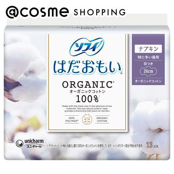 ソフィ ソフィはだおもい(R) ORGANIC(R)オーガニックコットン(特に多い昼用羽つき26cm...