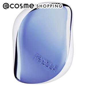TANGLE TEEZER(タングル ティーザー) コンパクトスタイラー プレミアム クリアブルー with ミラー(クリアブルー with ミラー)　ヘアブラシ