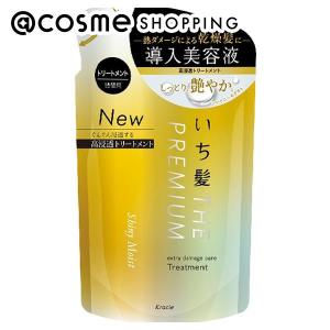 「ポイント10%バック 8月25日」いち髪 いち髪 THE PREMIUM エクストラダメージケアトリートメント（シャイニーモイスト）(詰替え/八重桜の香り) 340g