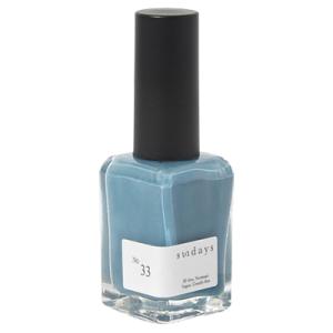 sundays ネイルポリッシュ カラー(本体 No.33 ティールブルー) 14ml｜cosmecom