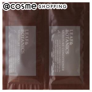 松山油脂 リーフ＆ボタニクス モイスチャーシャンプー＆コンディショナー セット（10ml＋10ml）×1個の商品画像