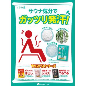 リラク泉 ゲルマバス塩サウナ 40gの詳細画像2