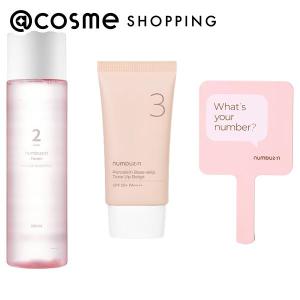 「ポイント10％バック 4月25日」 ナンバーズイン(numbuzin) しっとりメイクセット｜cosmecom