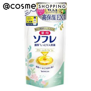 薬用ソフレ 濃厚しっとり入浴液 リラックスサボンの香り(詰替え) 400ml｜cosmecom