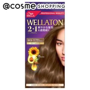 ウエラ ウエラトーン2+1 クリームタイプ(本体 9CB) A剤60g、B剤60g、エッセンス7.3ml｜cosmecom