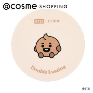 「ポイント10％バック 4月25日」 エチュード ダブルラスティング クッショングロウ(BT21 ニュートラルバニラ) 15g｜cosmecom