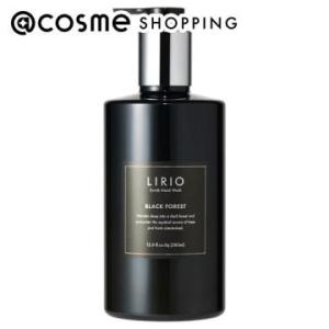 LIRIO(リーリオ) スクラブハンドウォッシュ ブラックフォレスト(本体/しっとり、なめらか) 380ｍL｜cosmecom