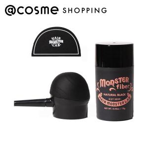 「ポイント10％バック 4月25日」 hair monster lab モンスターファイバーセット スプレーなし(ナチュラルブラック) 12g｜cosmecom