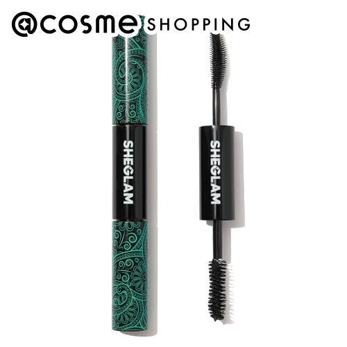 SHEGLAM オールインワンボリューム&amp;レングスマスカラ(ウォータープルーフ ブラック) 4g×2