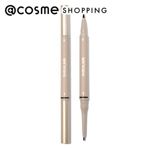 SHEGLAM ブロウオンデマンド2IN1ブロウペンシル(チョコレート) ペンシル0.05g&amp;リキッ...