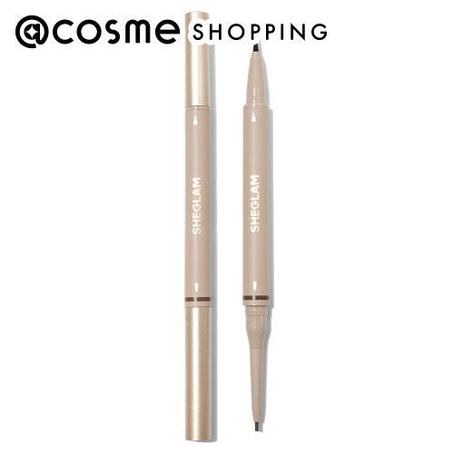 SHEGLAM ブロウオンデマンド2IN1ブロウペンシル(トープ) ペンシル0.05g&amp;リキッド0....