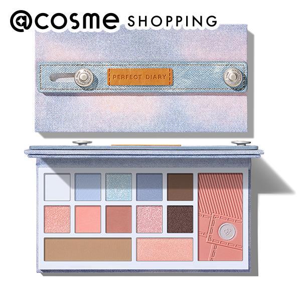 Perfect Diary デザイナーアイズ＆チークパレット(02クールピンク) 16g