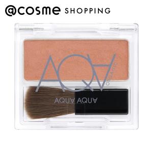 「ポイント10％バック 6月5日」 アクア・アクア オーガニックプレストチーク(01アプリコットオレンジ) 3.3g｜cosmecom