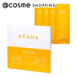 AKAHA スパークリングセラムパック YELLOW 10g×4包｜cosmecom