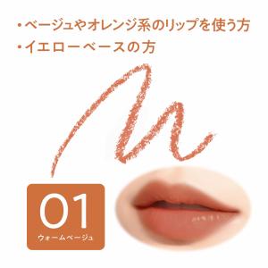 セザンヌ 影色リップメイカー(01 ウォームベ...の詳細画像1