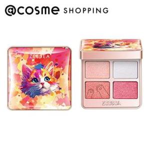 ZEESEA（ズーシー） 爆買 中国コスメ アニマル アイシャドウ 4シェード