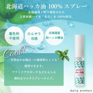 デイリーアロマ 北海道ハッカ油 ハッカ油スプレ...の詳細画像2