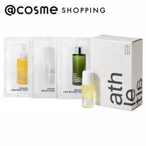 「ポイント10%バック 3月15日」athletia(アスレティア) スキンケア トライアルキット 4mL、3g、5mL、3mL