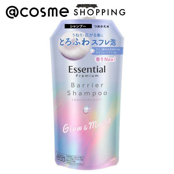 エッセンシャル プレミアム うるおいバリアシャンプー グロウ＆モイスト(つめかえ用/ときめく ホワイ...