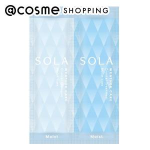 SOLA WEATHER CARE クリスタル モイストタイプ シャンプー&ヘアトリートメント 2連お試し(ピュアローズサニーの香り) 10ml、10g