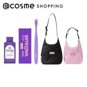EUTHYMOL ホワイトパープルホーボーバッグセット（ハンター） 106g、1本、90ml、1個