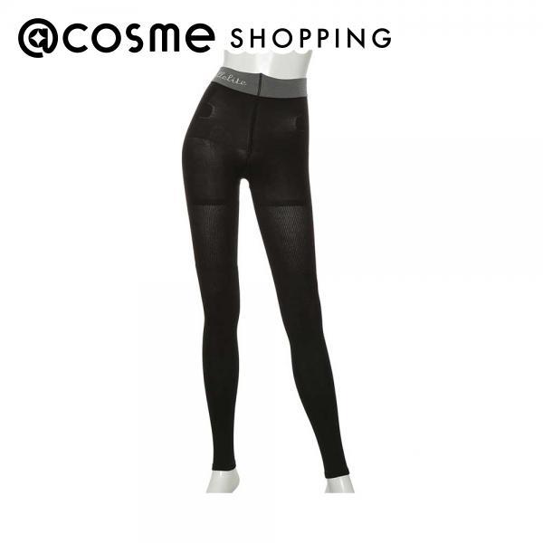 「ポイント10%バック 4月5日」Ballelite 骨盤サポート着圧レギンス 細リブ80デニール(...