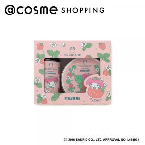 「ポイント10%バック 6月19日〜21日」ザボディショップ ミニボディケアギフト ST(【マイメロディ】/ストロベリー) 60mL、50mL