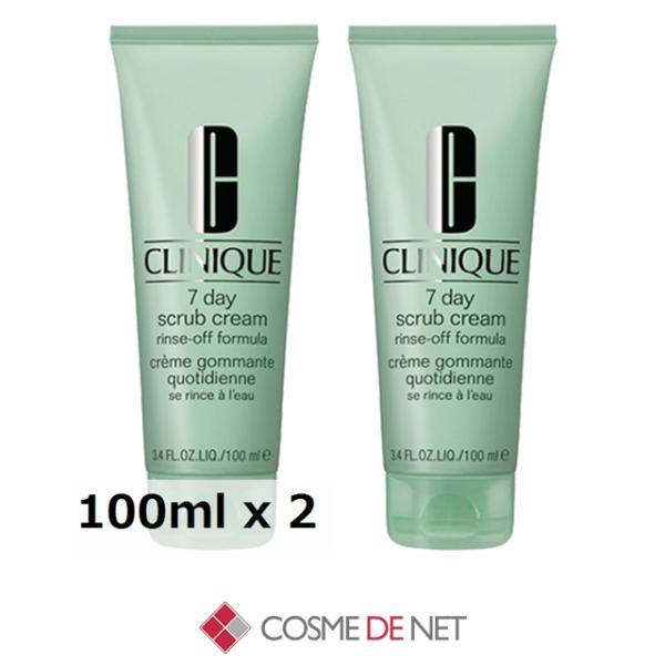 並行輸入品 送料無料 クリニーク セブンデイ スクラブ クリーム リンス オフ フォーミュラ 100...