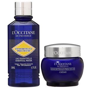 ロクシタン LOCCITANE イモーテル プレシューズ エッセンシャル フェースウォーター 200mL + クリーム 50mL｜cosmeland-hyper