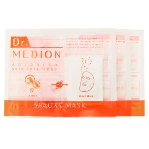 ドクターメディオン Dr.MEDION 炭酸シートマスク スパオキシマスク 3回分｜cosmeland-hyper