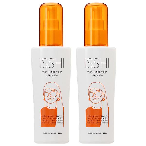 【セット】 イッシ ISSHI ザ ヘアミルク シルキーモイスト 111g 2本セット アウトバスト...