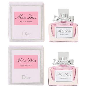 【セット】 クリスチャンディオール Christian Dior ミス ディオール ローズ&ローズ オードゥトワレ EDT 5mL 2個セット｜cosmeland-hyper