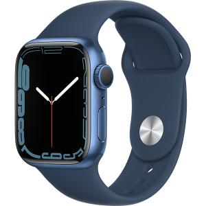 Apple Watch Series 7 GPSモデル 41mm MKN13J/A [アビスブルースポーツバンド]