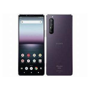 「-SIMロック解除済」Xperia 1 II SO-51A ahamo [Purple] 白ロム